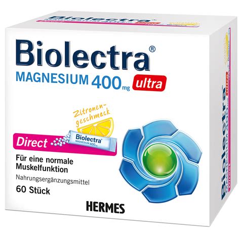 health food hermes biolectra magnesium 400mg ultra direct zitrone 40stk|biolectra 400 mg micro pellets.